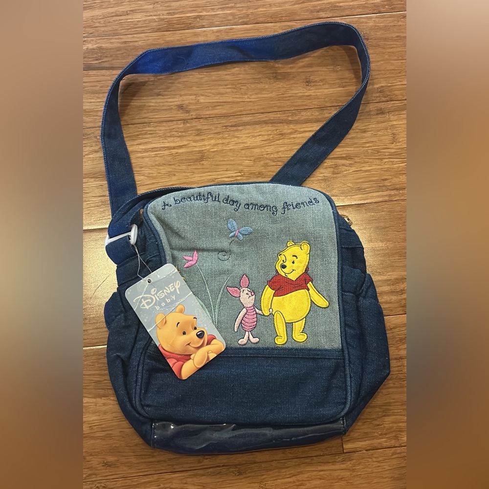 Vintage 90s w/ Tags Winnie the Pooh Mini Diaper Bag